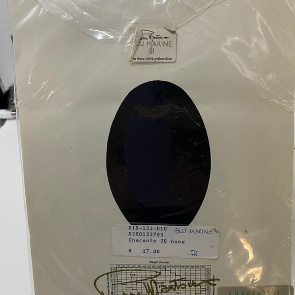 Brand new/never opened Pierre Mantoux Size III Nero Hose - Picture 4 of 4